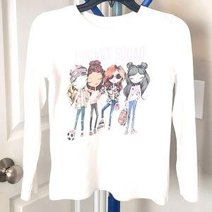 Children's Place # Smart‎ Squad Girl's Long Sleeve Shirt